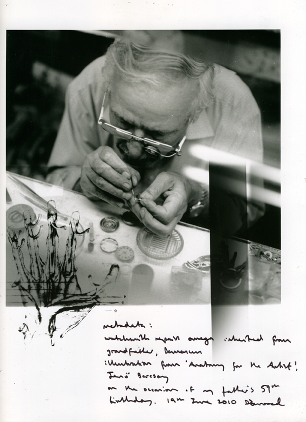 metadata 4 watchsmith repairs omega inherited from grandfather, Damascus. illustration from 'Anatomy for the Artist', Jeno Barcsay. on the occasion of my father's 59th birthday, 19th June 2010